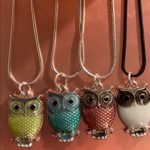 Owl necklaces